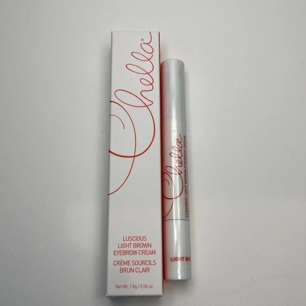 Chella Cosmetics Luscious Light Brown Eyebrow Cream - New In Box